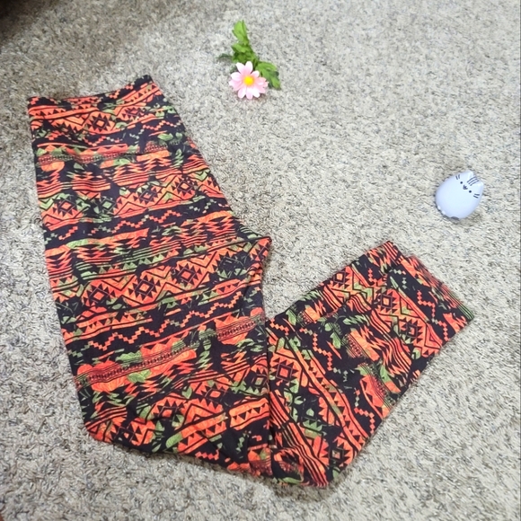 LULAROE Legging good condition autumn color size 12/22 - Picture 2 of 7